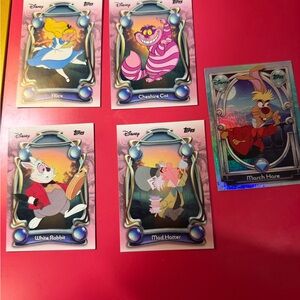 Topps Disney Wonder 2025 Set of 'Alice in Wonderland' Trading Cards